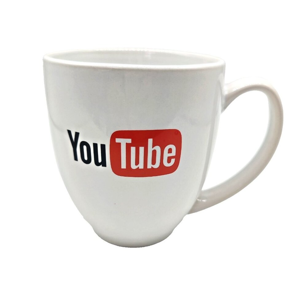 YOUTUBE Logo COLLECTIBLE PROMO COFFEE Tea Mug Cup Gift Idea